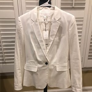 Veronica Beard Classic Dickey size 10 Ivory Blazer NWT